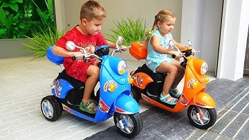 Diana alimenta animales en el zoologico