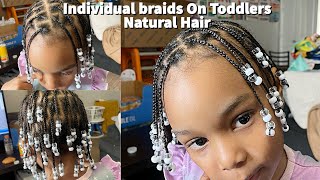 Individual Braids On Toddlers Natural Hair