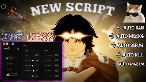[KEYLESS] New Attack On Titan Revolution Script🔥| Keyless Aotr Script | Easy Serums
