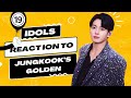 Part 19 idols mentioning singing and dancing to jungkooks golden