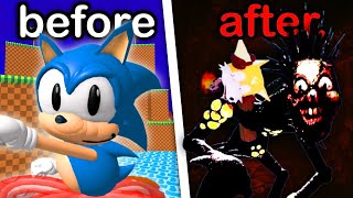This "ROBLOX SONIC GAME" Is Hiding Something TERRIFYING... (Sonic Saves Robloxia)