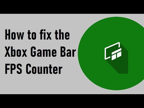 Fix Fps Counter Xbox Game Bar Youtube