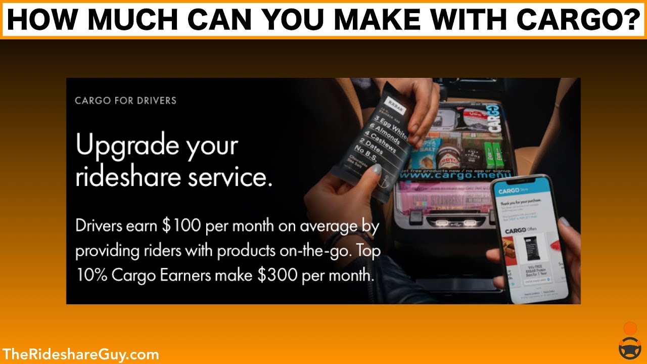 Uber Drivers - How Much Extra Money Can You Make With Cargo Snacks? - YouTube