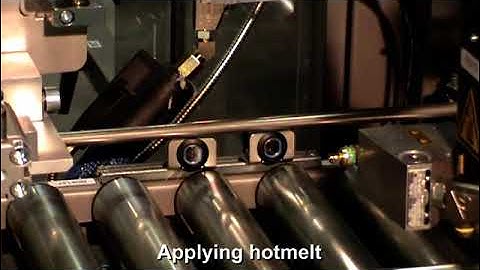 Lantech Stacking Edge Closer SC1000 Integrated at Tray Erector Outfeed