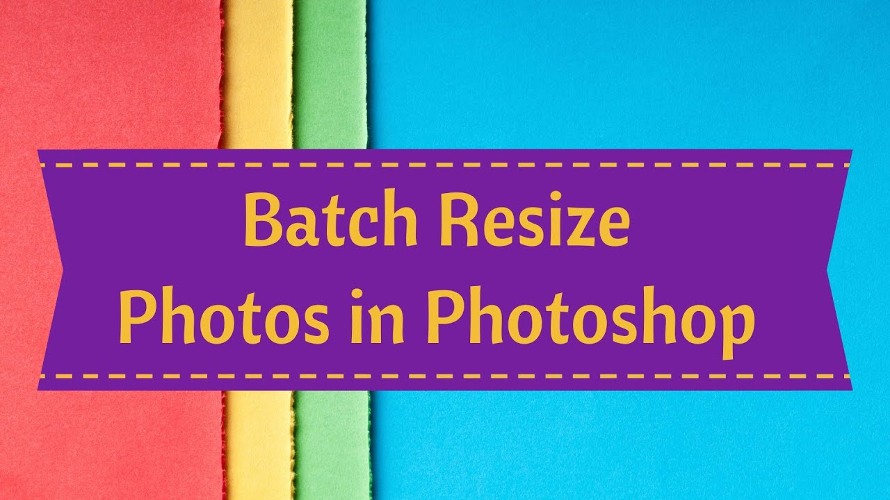 photoshop batch optimize images