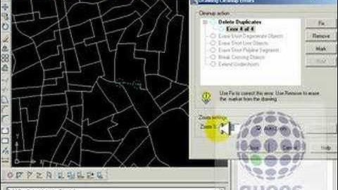 Drawing Cleanup Autodesk MAP 3d 2007