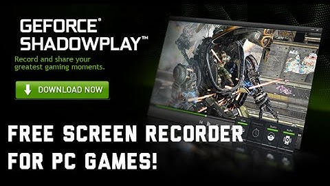 How To Record PC Gameplay Flawlessly [2016] - Nvidia Shadowplay