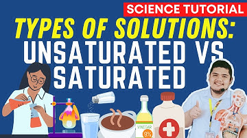 SATURATED AND UNSATURATED SOLUTIONS GRADE 7 SCIENCE TAGALOG
