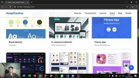 Company Profile Website – Presentasi UTS Pemrograman Internet | Asep Muhammad Ahlan Selan