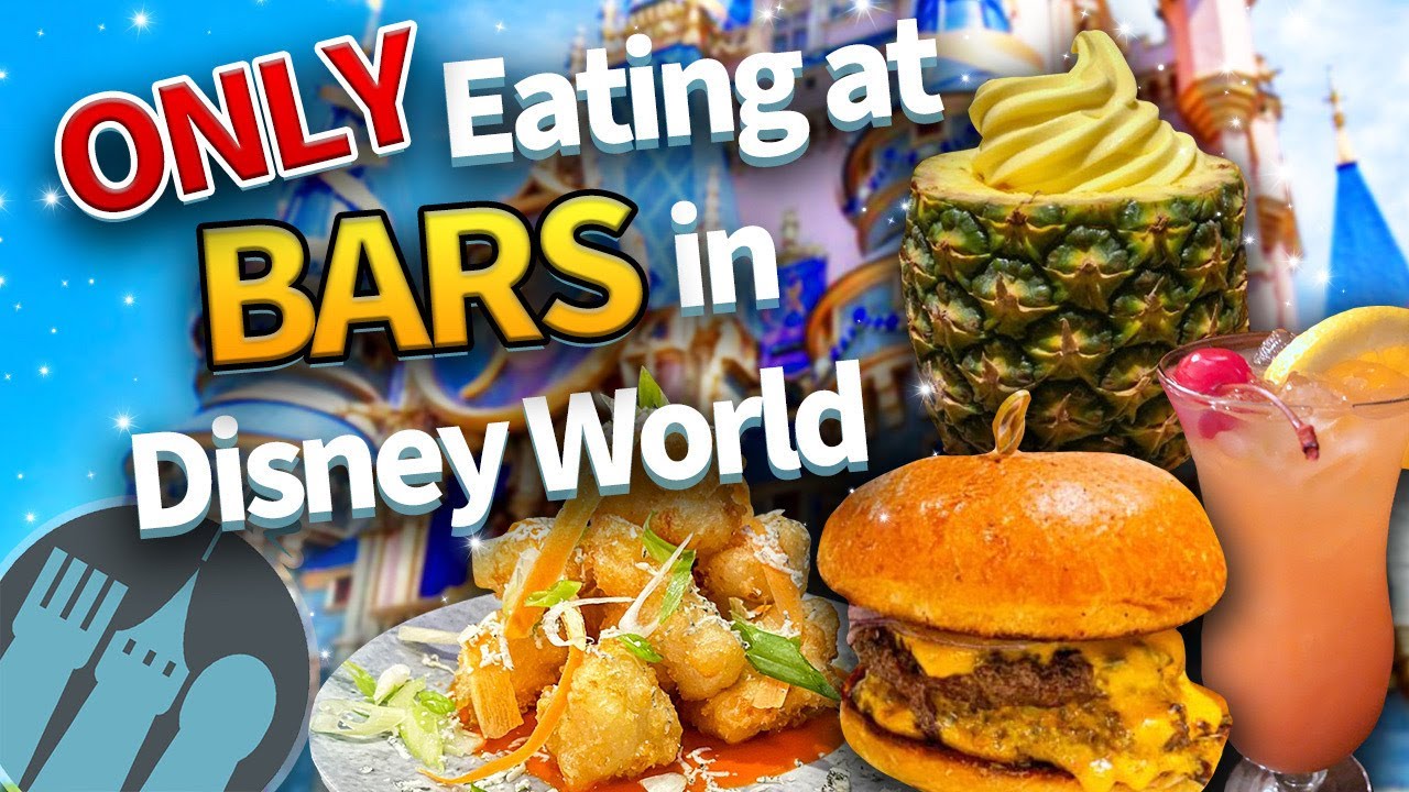 ⁣I ONLY Ate at Bars in Disney World, and You Should TOO