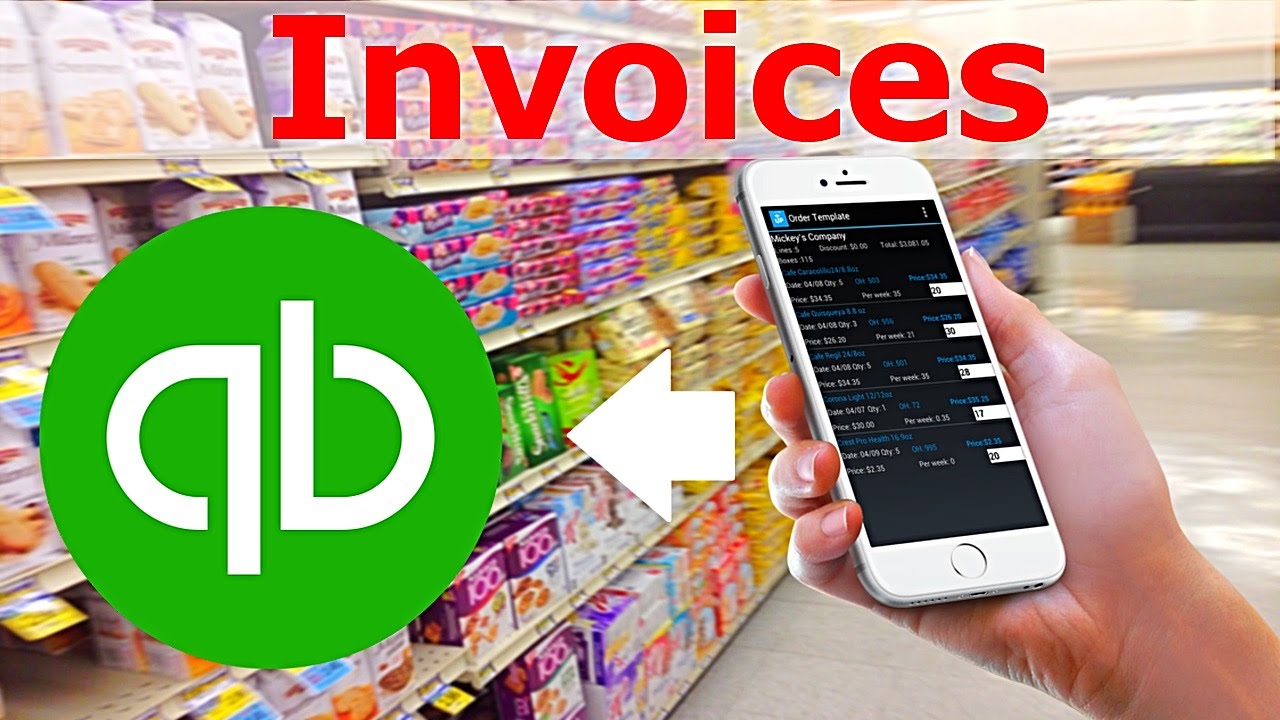 laceup mobile invoicing software for quickbooks creating