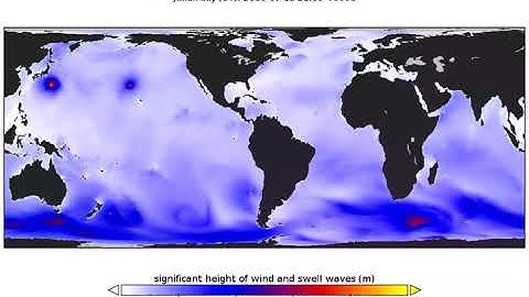 Global significant wave height simulation