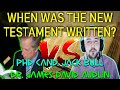 When was the new testament written pcand jack bull vs dr james david audlin