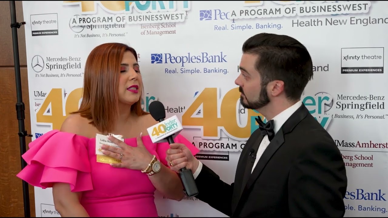 40 Under Forty Lidia Rodriguez Red Carpet Interview