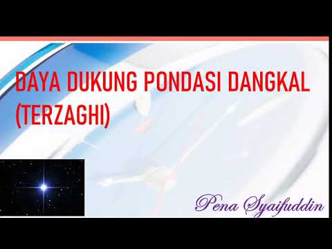 K2 Daya Dukung Pondasi Dangkal