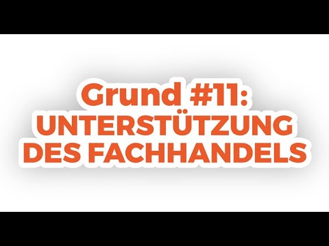 12 gute Gründe für bike-angebot: #11 Unterstützung des Fachhandels