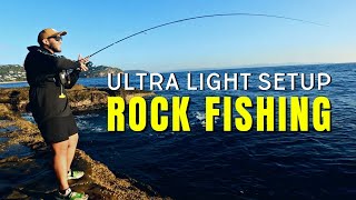 Ultra Light Setup Rock Fishing