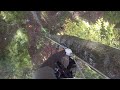ARBORIST CLUJ- Gura humorului/ constructia celei mai mari tiroliene din Romania si Europa 2100 m