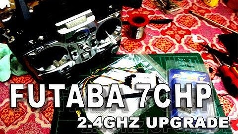 Futaba 7CHP 2.4Ghz Coversion using FrSky Diy Modul