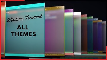 All Default Windows Terminal Themes