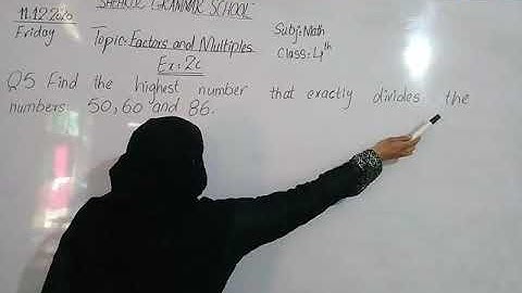 Class 4 Maths Topic:Factors and Multiples Exercise 2c Q4,Q5