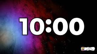 10 Minute Timer ⏱️ | No Music | Mesmerizing Stars 🚀✨🪐 | Bledsoe Teacher Tools