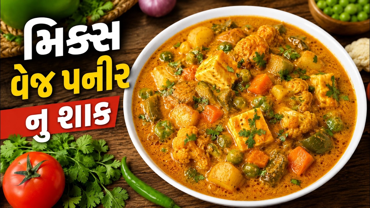 આ મિક્સ વેજ રેસીપી તમને દિવાના બનાવી દેશે | Mix Veg Paneer | #mixveg #restaurant #gujarati