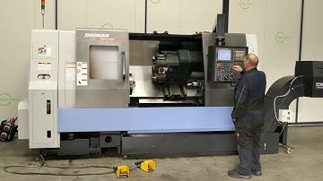 4115 = DOOSAN PUMA 400 MB MACH4METAL CNC Lathe Drehmaschine Fraesmaschine C Axis