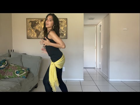 Walking Body Roll Tutorial | Belly Dance with Nurjahan