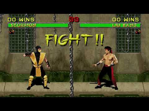 Mortal Kombat II - Scorpion vs. Liu Kang