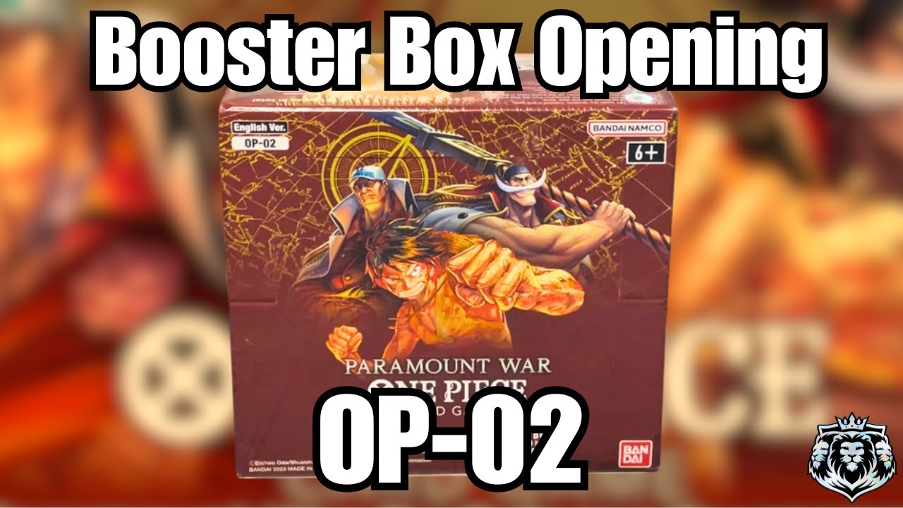 Opening a Paramount War (OP-02) One Piece Booster Box! - YouTube