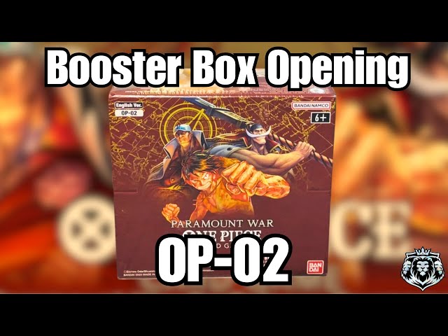 Opening a Paramount War (OP-02) One Piece Booster Box! - YouTube