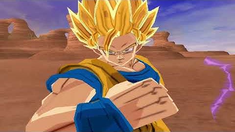 Dragon Ball Z Budokai Tenkaichi 3: SSJ2 Goku vs. SSJ2 Majin Vegeta (Red Potara)