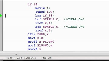 Moving Average FIR Filter Assembly Program on PIC Microcontroller.
