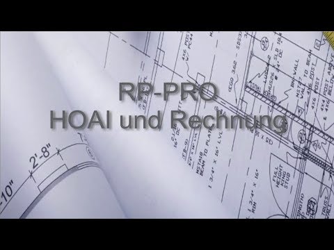 RP-PRO HOAI Rechnung