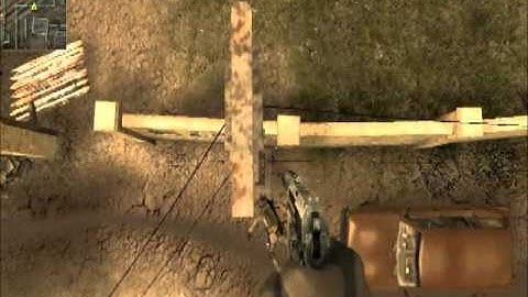 cod4 , how to get out of the map backlot