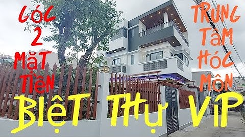 Bán biệt thự siêu víp góc 2 mặt tiền Hóc môn#bannhahocmon #quận12