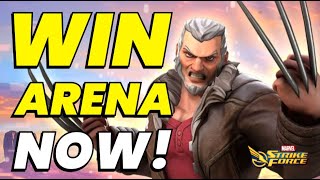 WIN ARENA NOW! RETURN TO TOP RANK WITH THESE TEAMS! DEFENSE & LOGAN COUNTER | MARVEL Strike Force