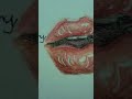 trying lip art!!! 👁👄👁 #lip art #art #doodle #sketch #viral song #subscribe #fyp #idk #like