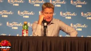 Celebrity Steve Kerr Admits The Warriors Don't Know How To Stop LeBron James. HoopJab NBA Finals. Net Worth