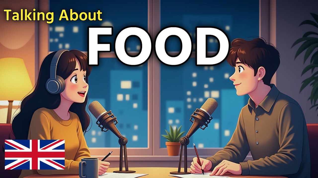 How to Talk about FOOD in English | English Conversation Practice 