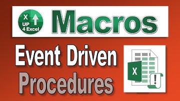 What is an Event Procedure in Excel ?