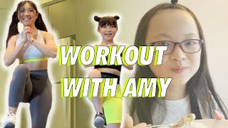 Follow At Home Workout ft. Young Professional Dancer Amy | Vlog