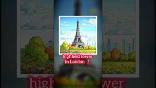 highfield tower🗼 in London portrait 🤯 watch till end 🤔#tower #london #paris #shorts