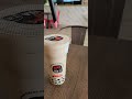 Stabbing kung fu bubble tea with straw