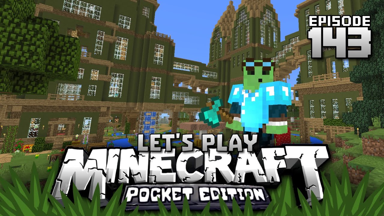 Let's Play Minecraft PE Ep.143 20k Statue/Adventure! YouTube