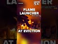 Oklahoma eviction turns dangerous as man allegedly uses homemade flame launcher