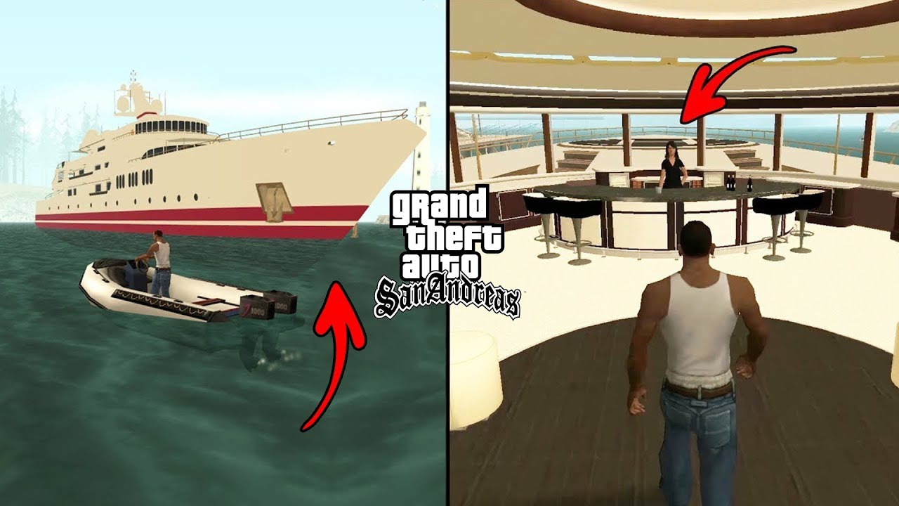 gta san andreas yacht cheat