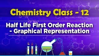 Half Life First Order Reaction - Graphical Representation - Chemical Kinetics - Chemistry Cl 12