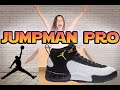 Unboxing chaussure jordan jumpman pro blanche noir et or 